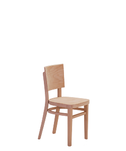 The Linetta Children's Bentwood Chair with veneered seat complements the equally designed Linetta Dining Chair in the interior. Delivered directly by the manufacturer, family company Sádlík, Czech Republic